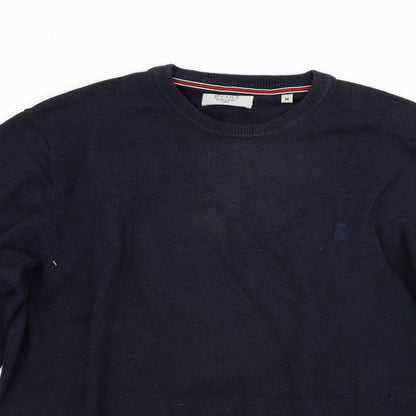 JP Cole Mens Blue  Knit Pullover Jumper Size M