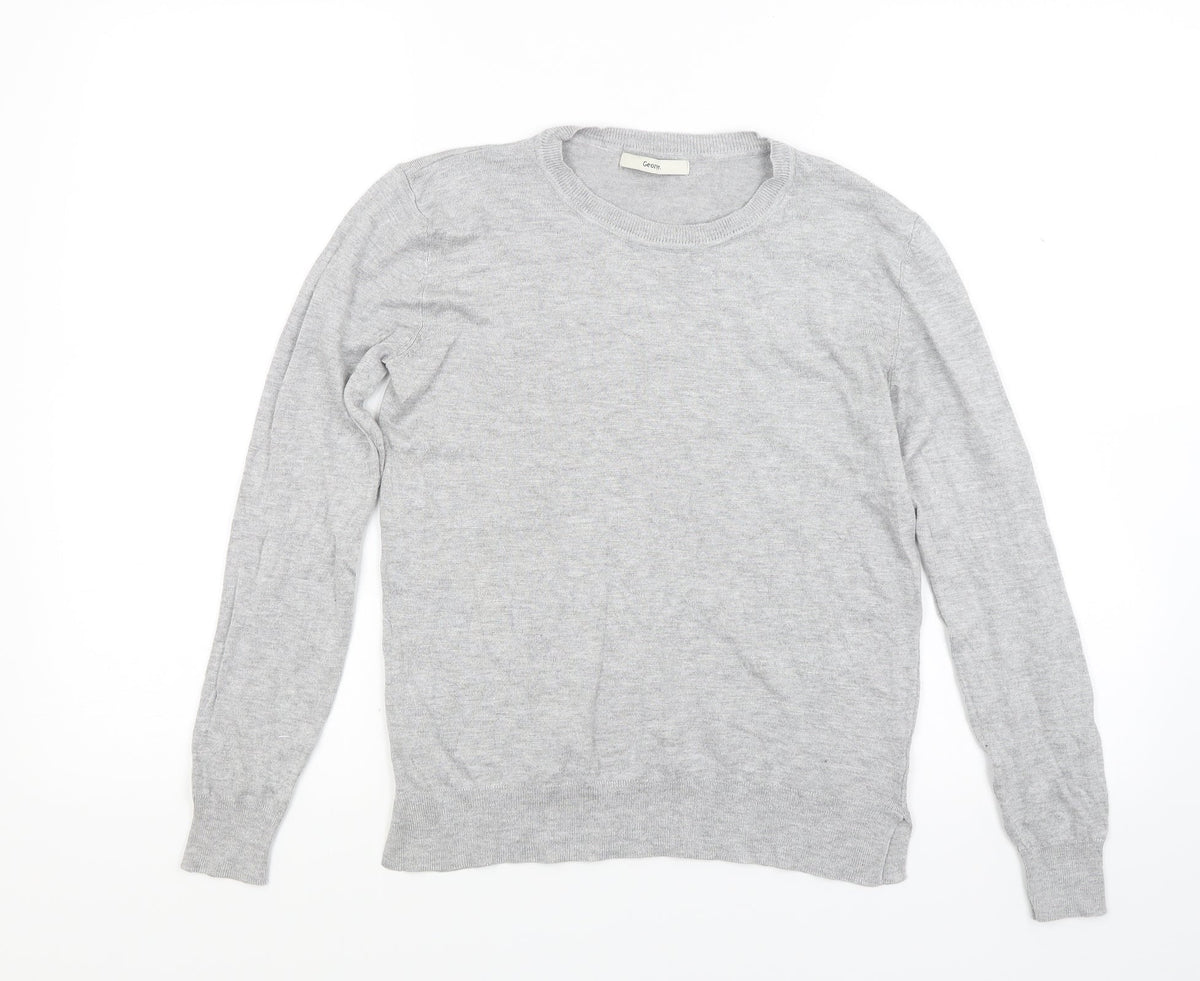 George Womens Grey  Knit Pullover Jumper Size 8