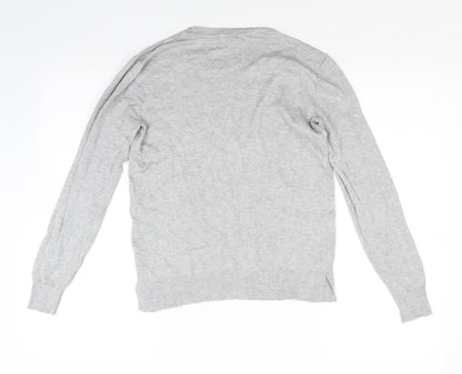 George Womens Grey  Knit Pullover Jumper Size 8
