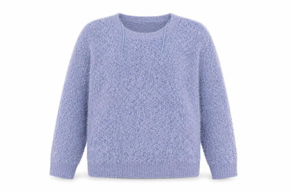 Original Womens Blue  Knit Pullover Jumper Size M