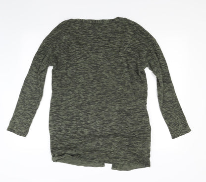 Topshop Womens Green  Knit Cardigan Jumper Size 12