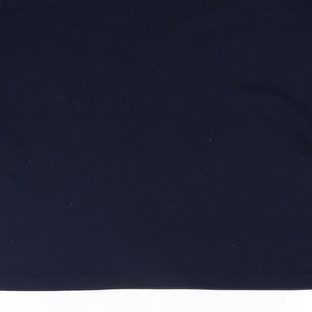 Viz a Viz Womens Blue  Knit Pullover Jumper Size 10
