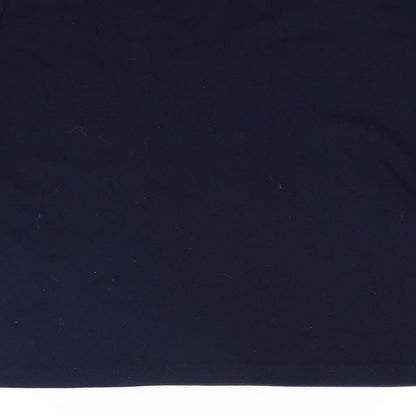 Viz a Viz Womens Blue  Knit Pullover Jumper Size 10