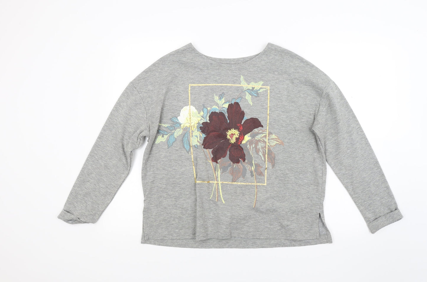 Womens UK Size 12 Marks and Spencer Grey Pullover Sweatshirt