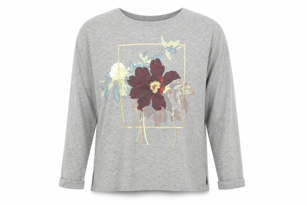 Womens UK Size 12 Marks and Spencer Grey Pullover Sweatshirt