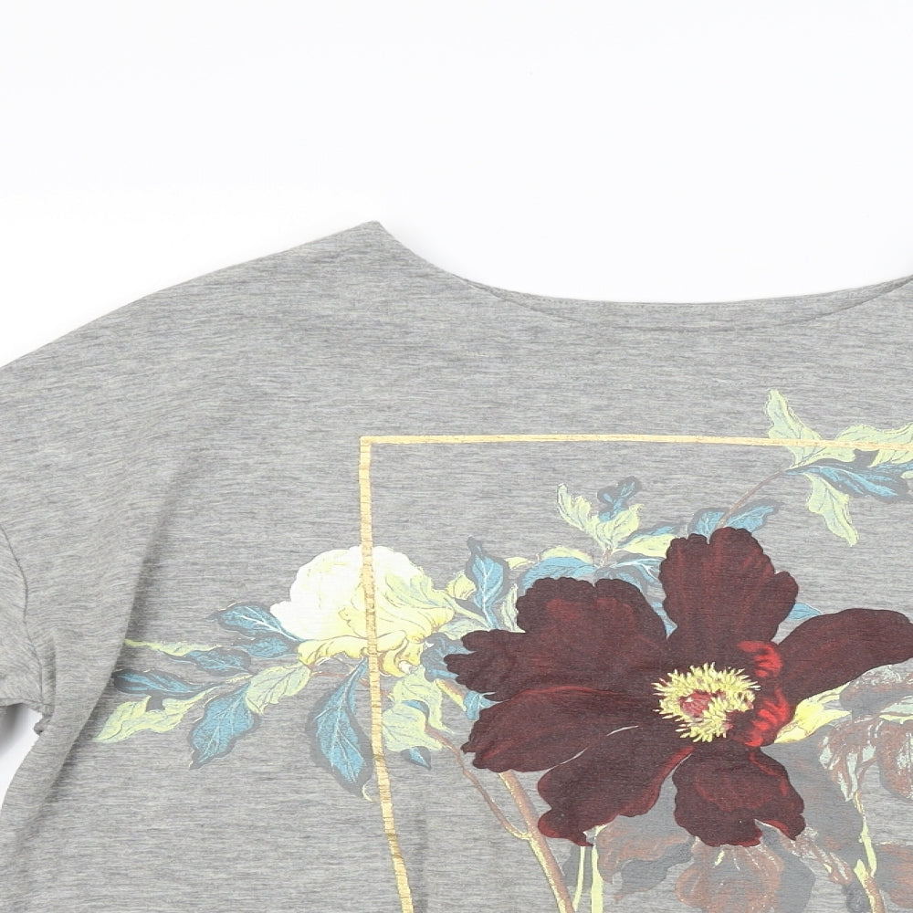 Womens UK Size 12 Marks and Spencer Grey Pullover Sweatshirt