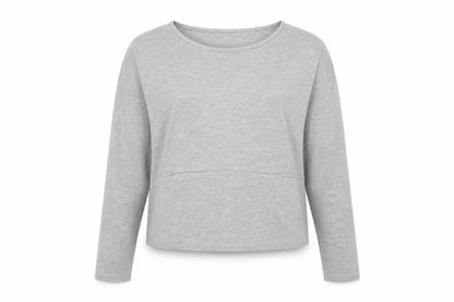 Primark Womens Grey  Jacquard Pullover Sweatshirt Size 14