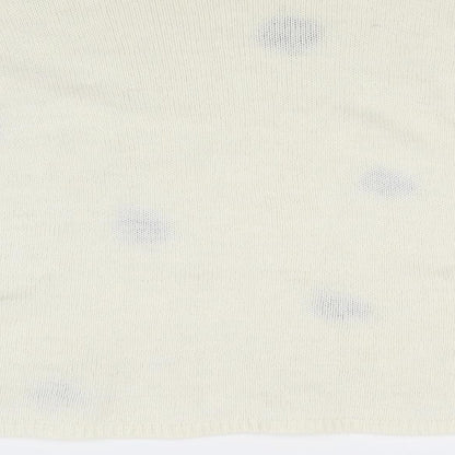 LV clothing Womens White  Knit Pullover Jumper Size L