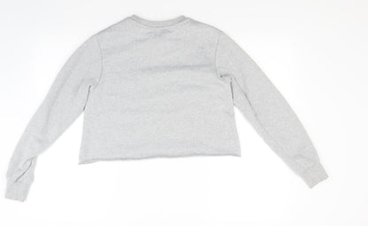 H&M Womens Grey   Pullover Sweatshirt Size 6  - Dog Pug