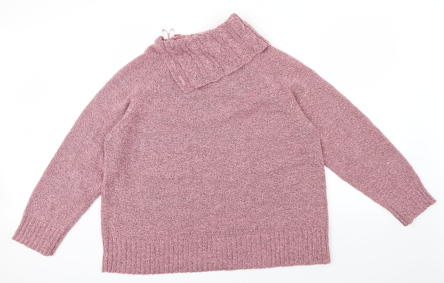 Bonmarché Womens Ivory   Henley Jumper Size XL  - Button detail on neck line