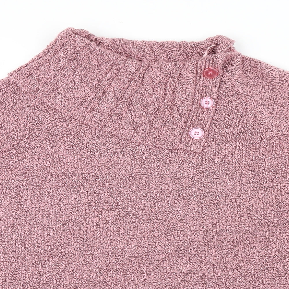 Bonmarché Womens Ivory   Henley Jumper Size XL  - Button detail on neck line