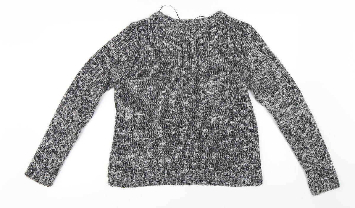 villa Womens Grey   Pullover Jumper Size M