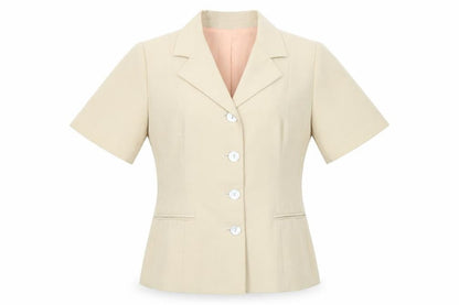 JWF  Womens Beige   Jacket Blazer Size 12