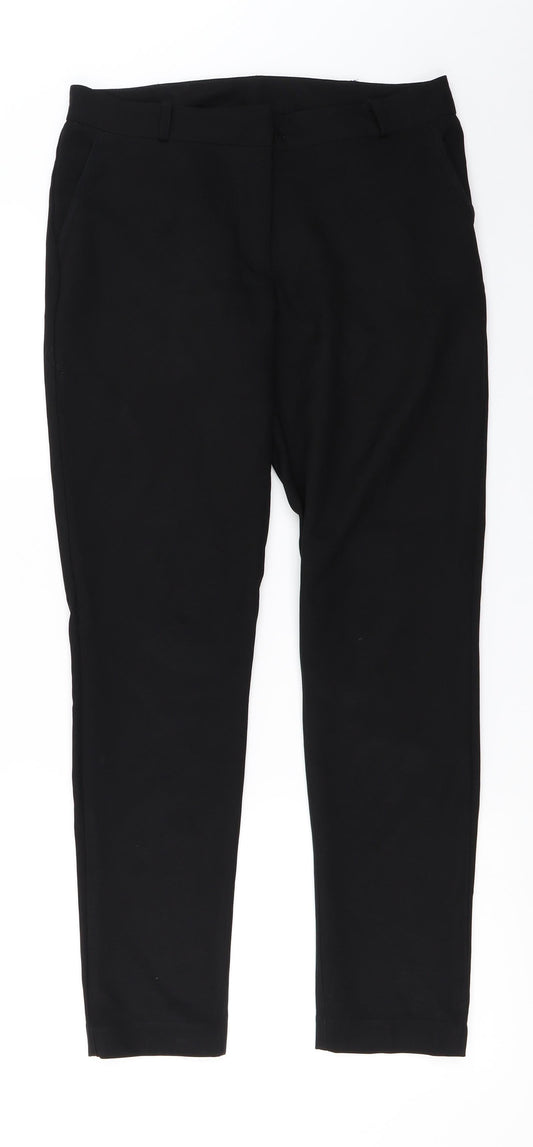 new look  Womens Black   Trousers  Size 10 L26 in