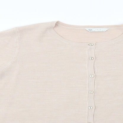 BHS  Womens Beige   Cardigan Jumper Size 16