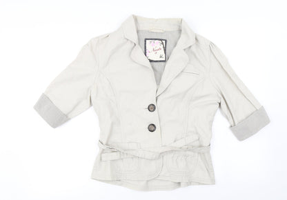 Womens UK Size 12 NEXT Beige Jacket