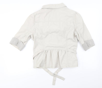 Womens UK Size 12 NEXT Beige Jacket