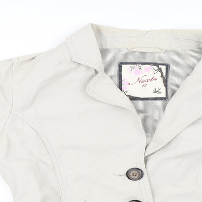 Womens UK Size 12 NEXT Beige Jacket
