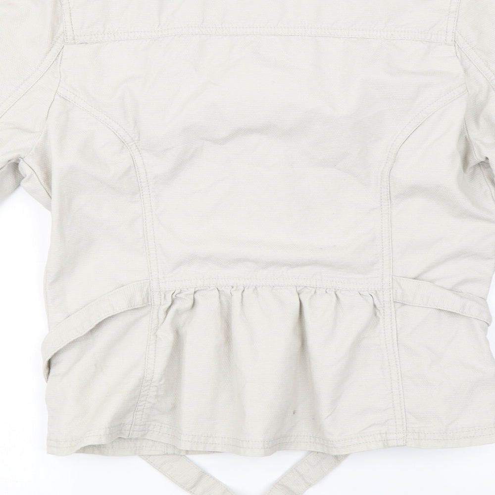 Womens UK Size 12 NEXT Beige Jacket