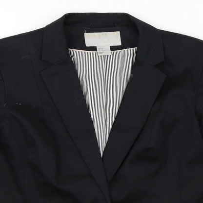 H&M  Womens Black   Jacket Blazer Size 6