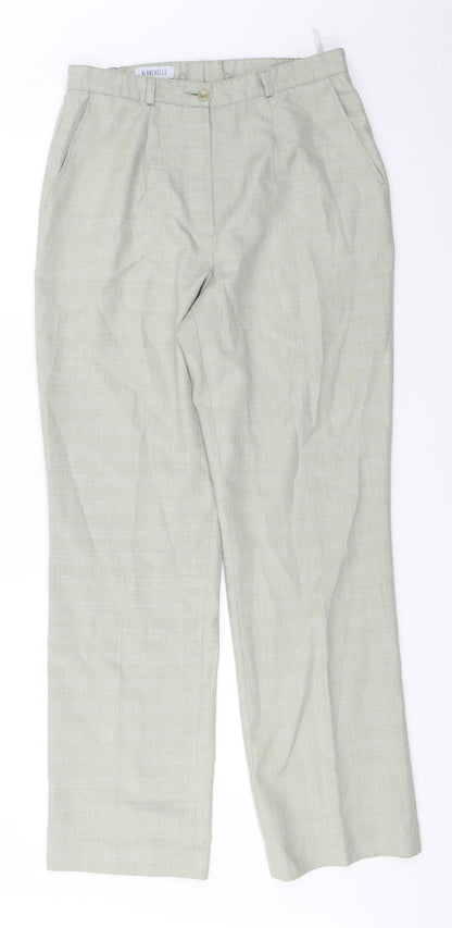 Womens UK Size 14 Blanchelle Regular Fit  Green Trousers