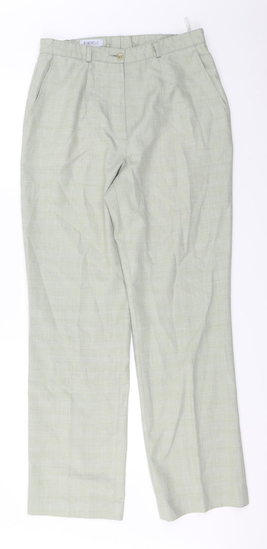 Womens UK Size 14 Blanchelle Regular Fit  Green Trousers