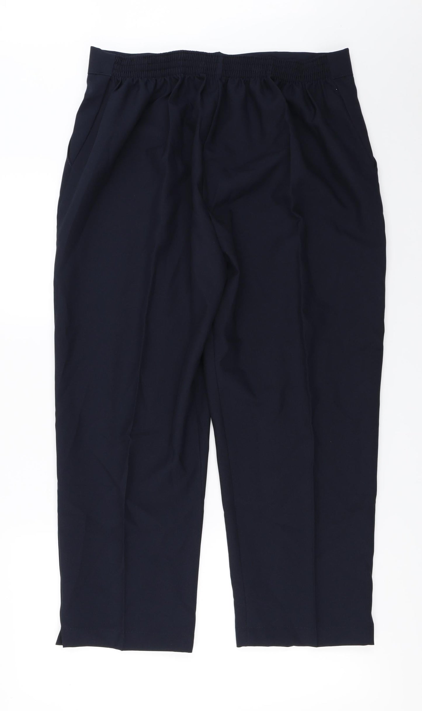 Womens UK Size 32 in Preworn Relaxed Fit  Blue Trousers