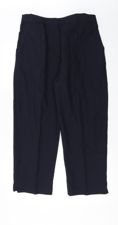 Womens UK Size 32 in Preworn Relaxed Fit  Blue Trousers