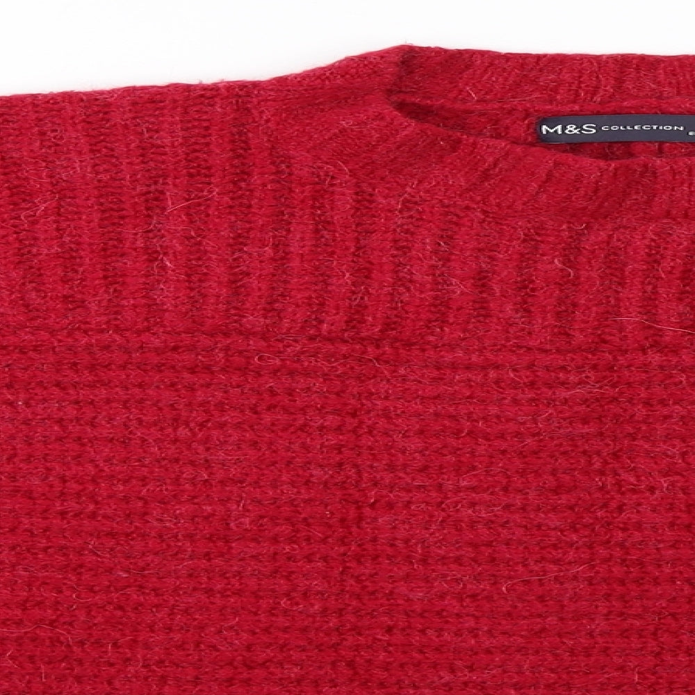 Marks & Spencer  Womens Red   Pullover Jumper Size L
