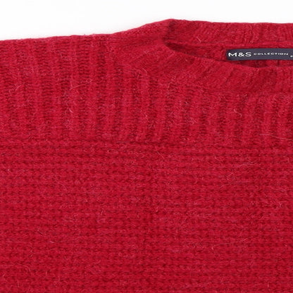 Marks & Spencer  Womens Red   Pullover Jumper Size L