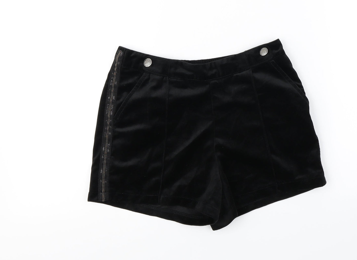 NEXT  Girls Black   Cut-Off Shorts Size 10 Years