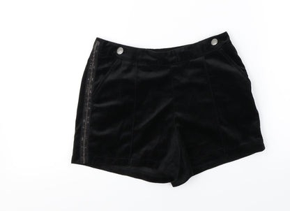 NEXT  Girls Black   Cut-Off Shorts Size 10 Years
