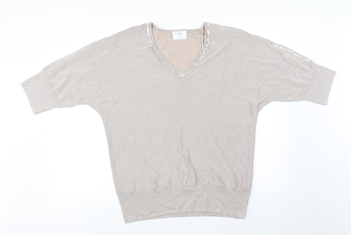 Wallis  Womens Grey   Pullover Jumper Size L
