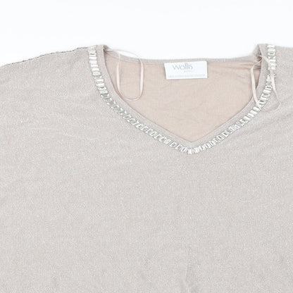 Wallis  Womens Grey   Pullover Jumper Size L