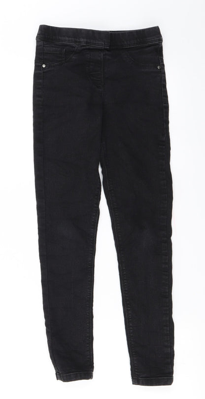 pep&co Girls Black   Skinny Jeans Size 8-9 Years