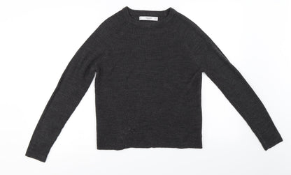 Mango  Womens Grey   Pullover Jumper Size S