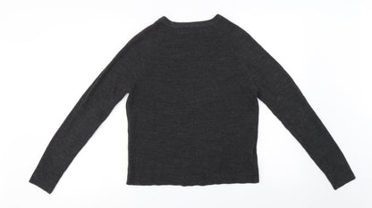 Mango  Womens Grey   Pullover Jumper Size S