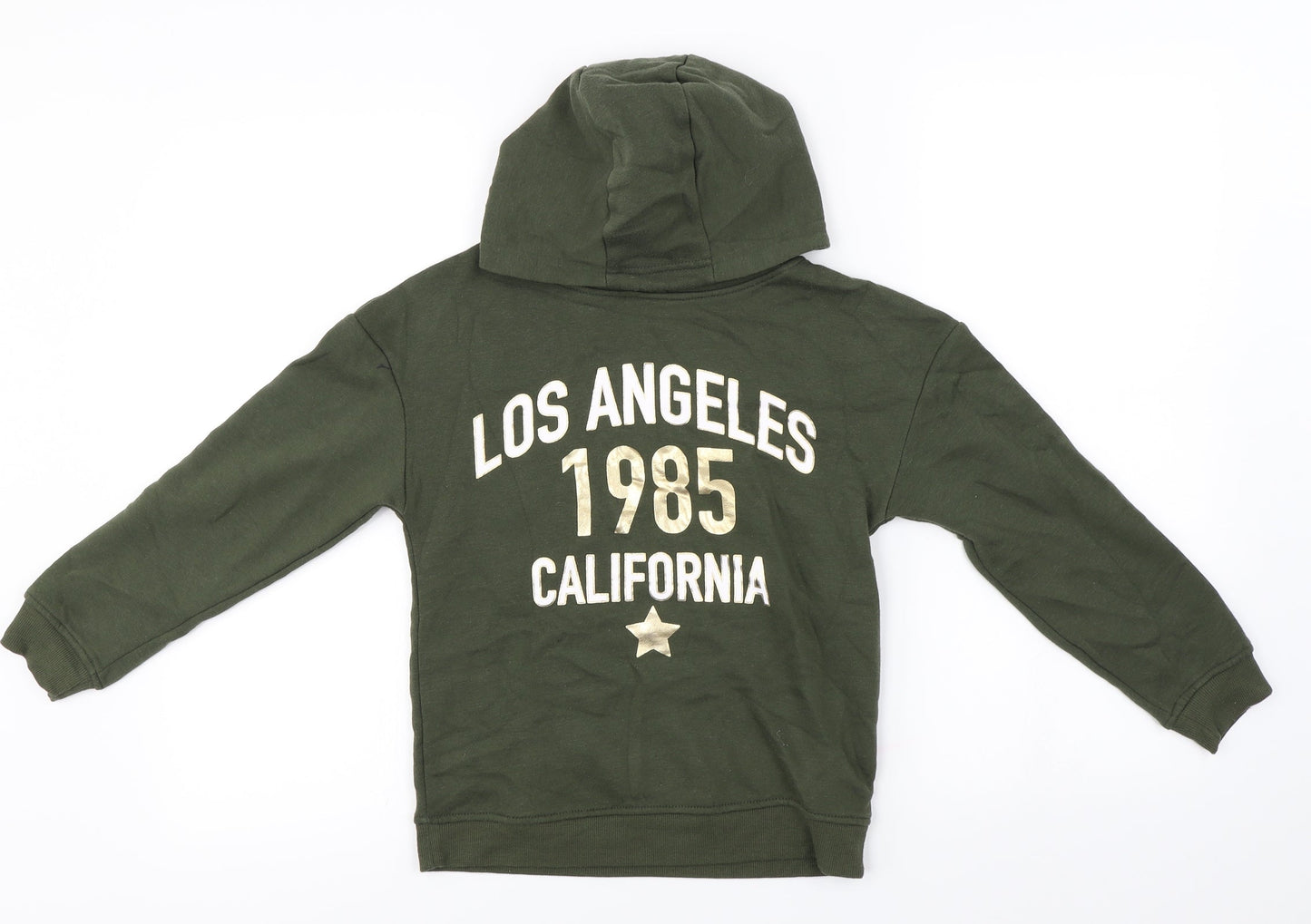 Primark  Girls Green   Pullover Hoodie Size 9-10 Years