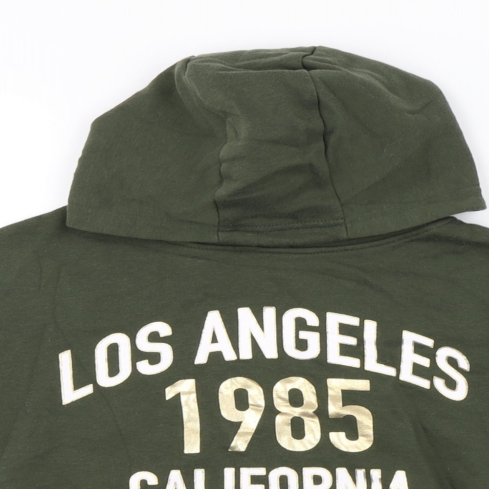 Primark  Girls Green   Pullover Hoodie Size 9-10 Years