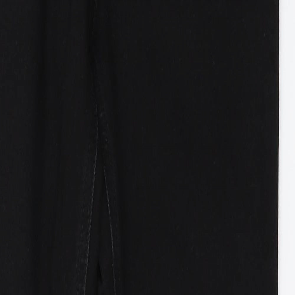 Womens UK Size 10 denim Regular Fit Skinny Black Jeans