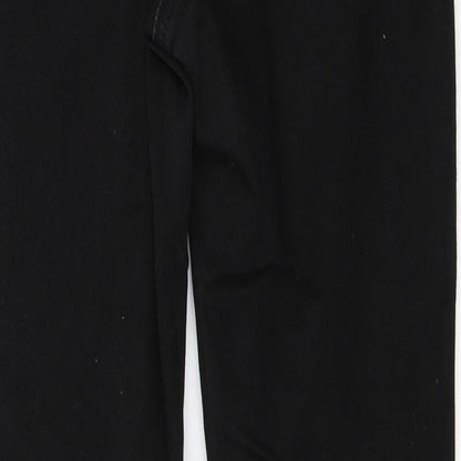 Womens UK Size 10 denim Regular Fit Skinny Black Jeans