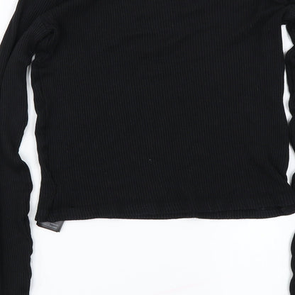 H&M Womens Black   Pullover Jumper Size 6