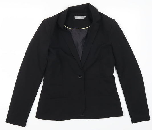 Fransa Womens Black   Jacket Suit Jacket Size 8