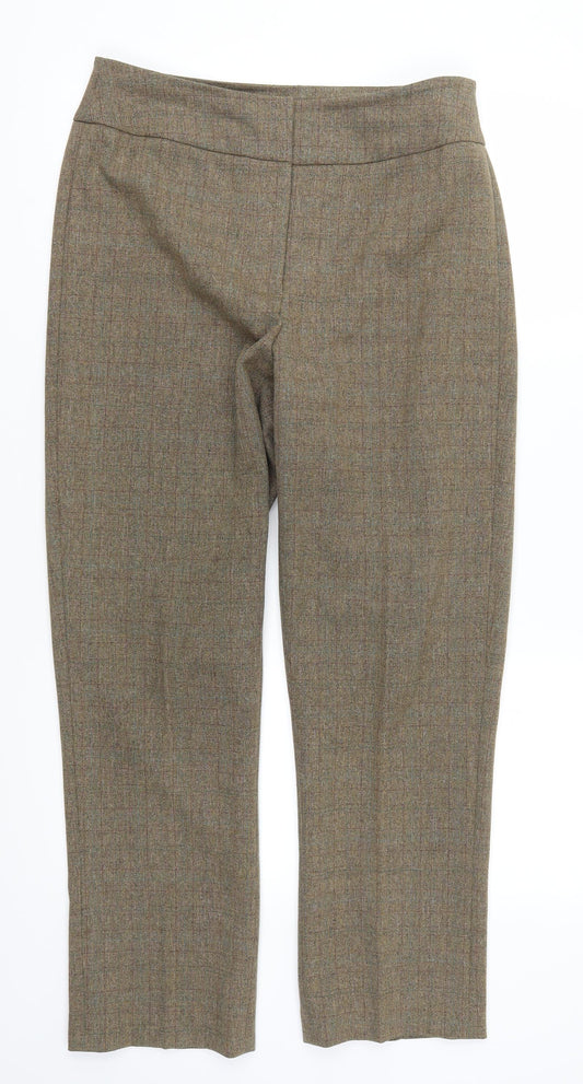 Damart Womens Brown   Trousers  Size 12 L26.5 in