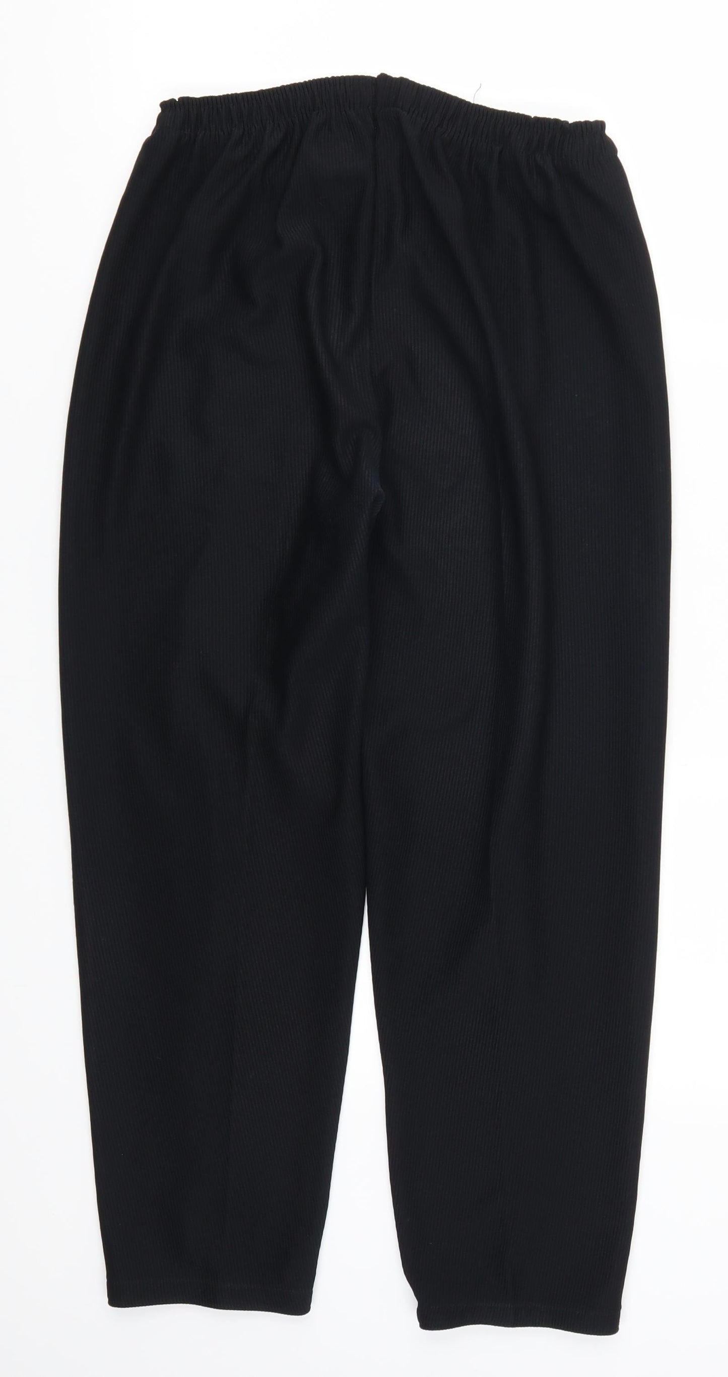 Womens UK Size 32 in Preworn Regular Fit  Black Trousers