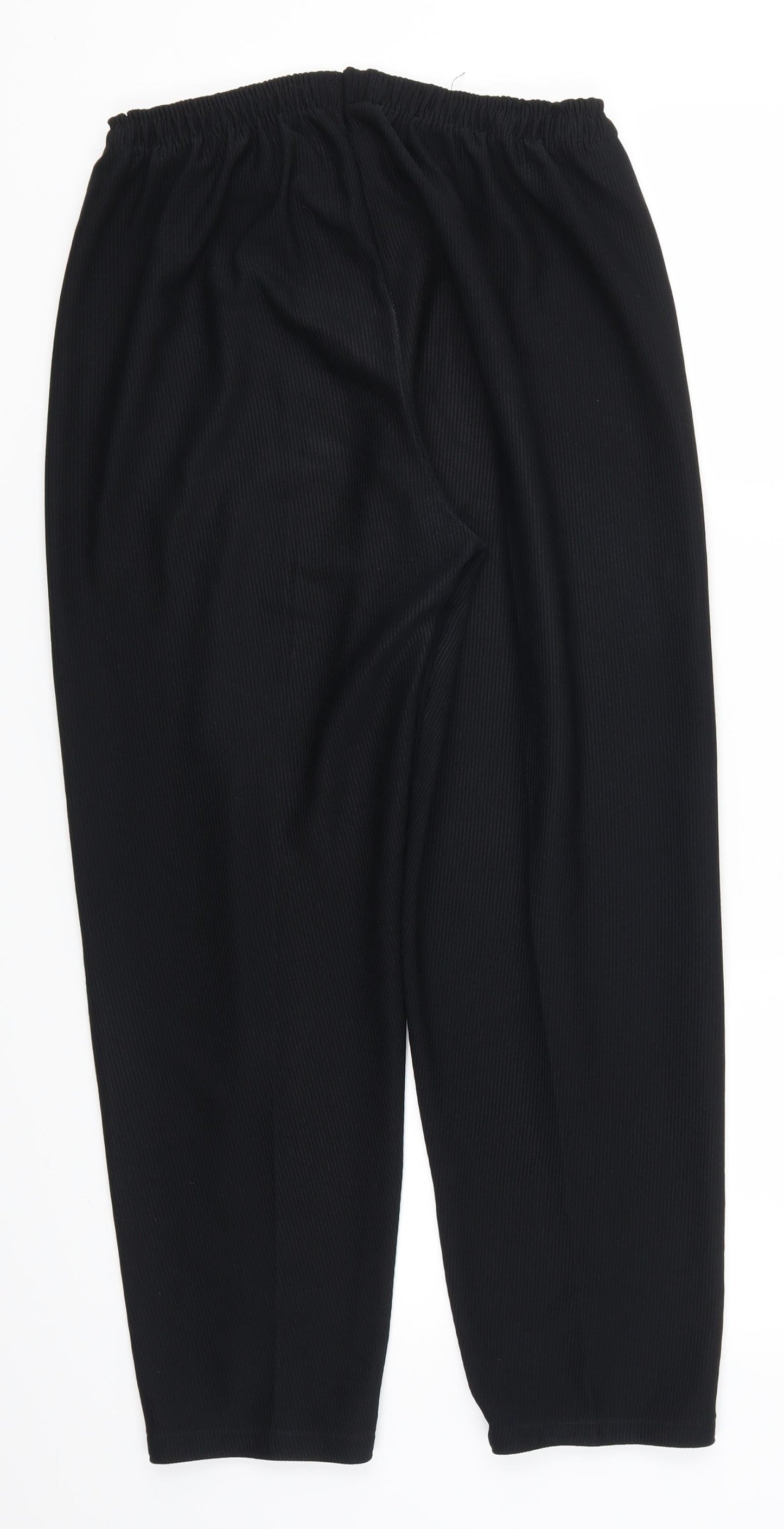 Womens UK Size 32 in Preworn Regular Fit  Black Trousers
