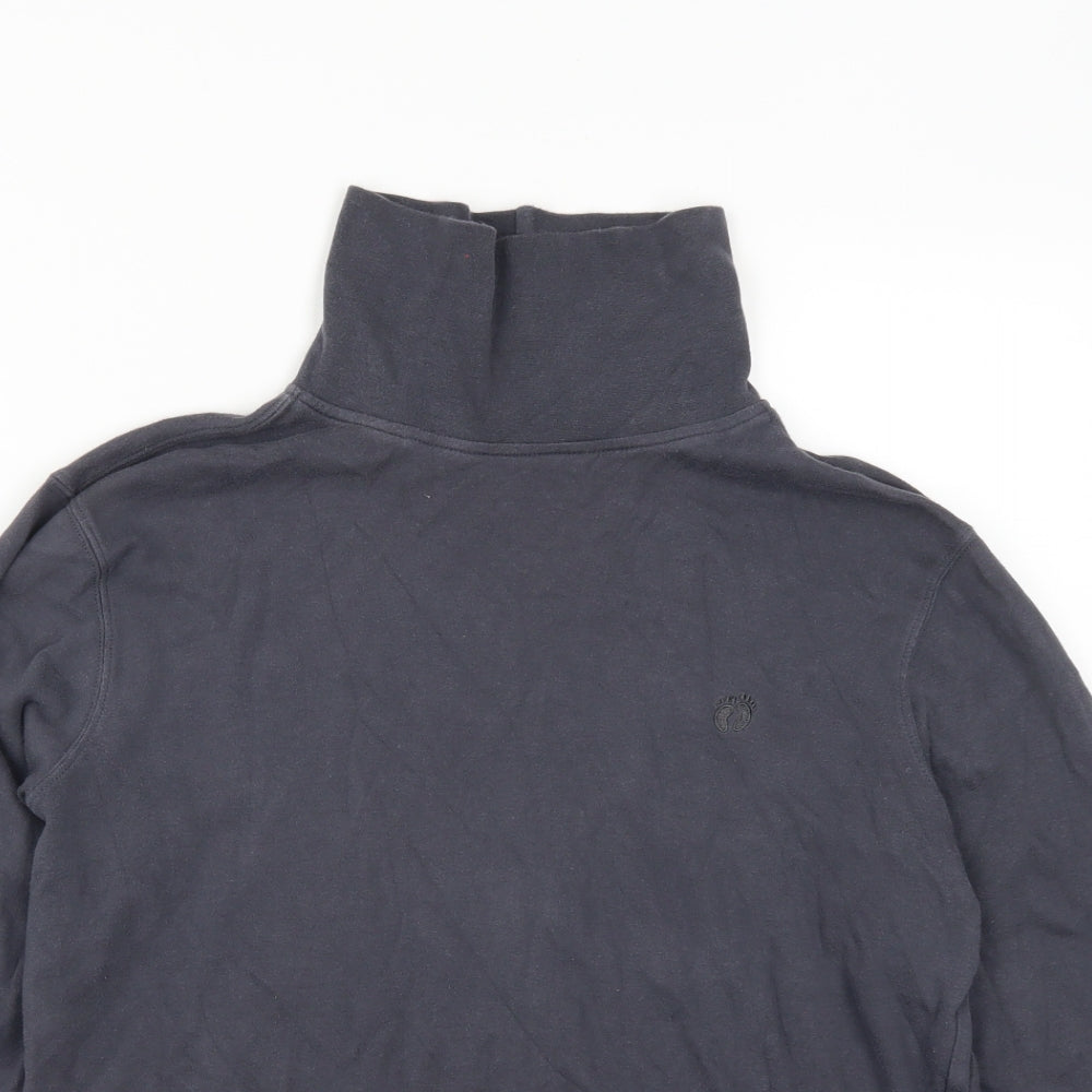 Hangten Mens Grey   Pullover Sweatshirt Size M