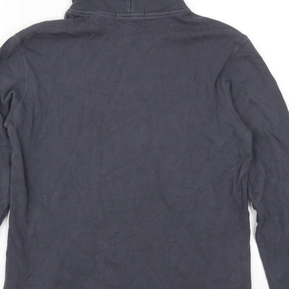 Hangten Mens Grey   Pullover Sweatshirt Size M
