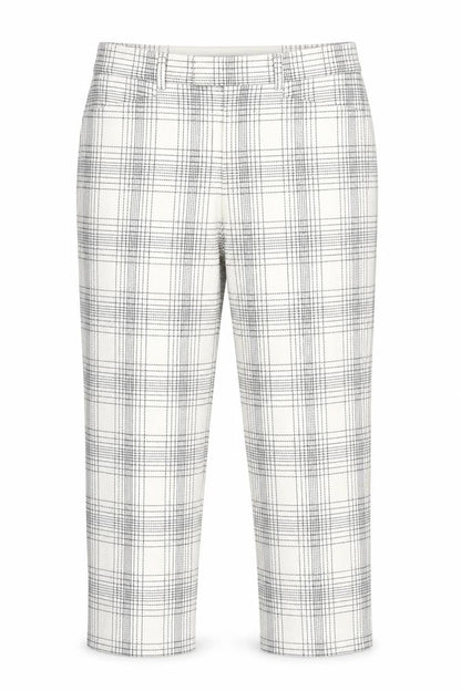 Womens UK Size S Zara Regular Fit Cropped White Trousers