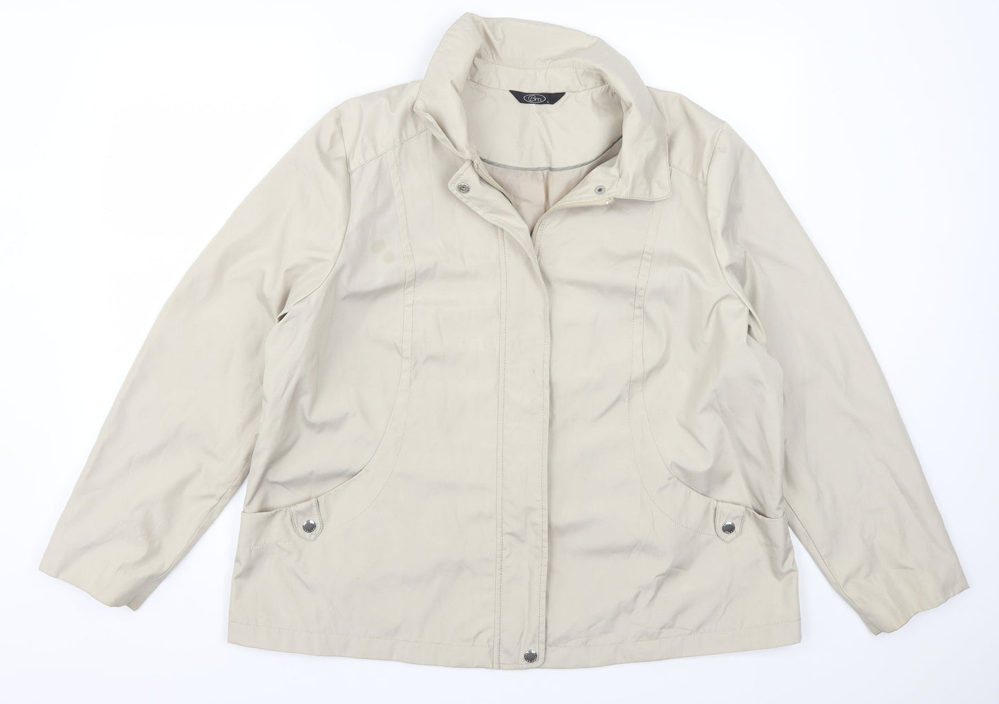Womens UK Size L Bonmarché Beige Jacket
